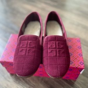NWT Tory Burch Crowley Shearling Lined Slippers